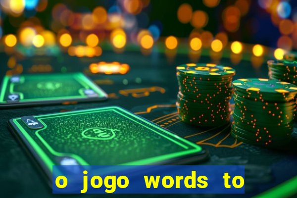 o jogo words to win paga mesmo